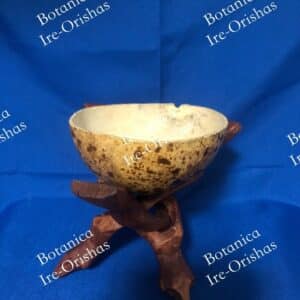 Jícara gourd Set with Stand – Ifá Ritual Container
