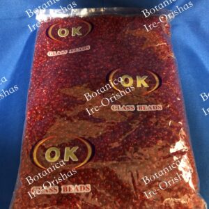 Cuenta Clear Red 4mm Spiritual Beads – 1 lb