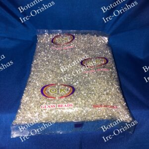 Cuenta Crystal Silver 4mm Spiritual Beads – 1 lb