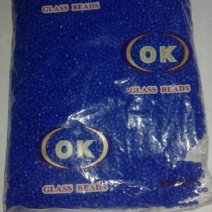 Solid Blue 4mm Spiritual Beads – 1 lb