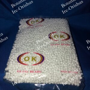 White 4mm Spiritual Beads – 1 lb