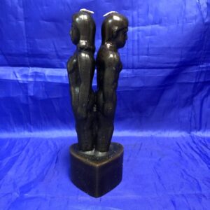 Black Back Couples Ritual Candle