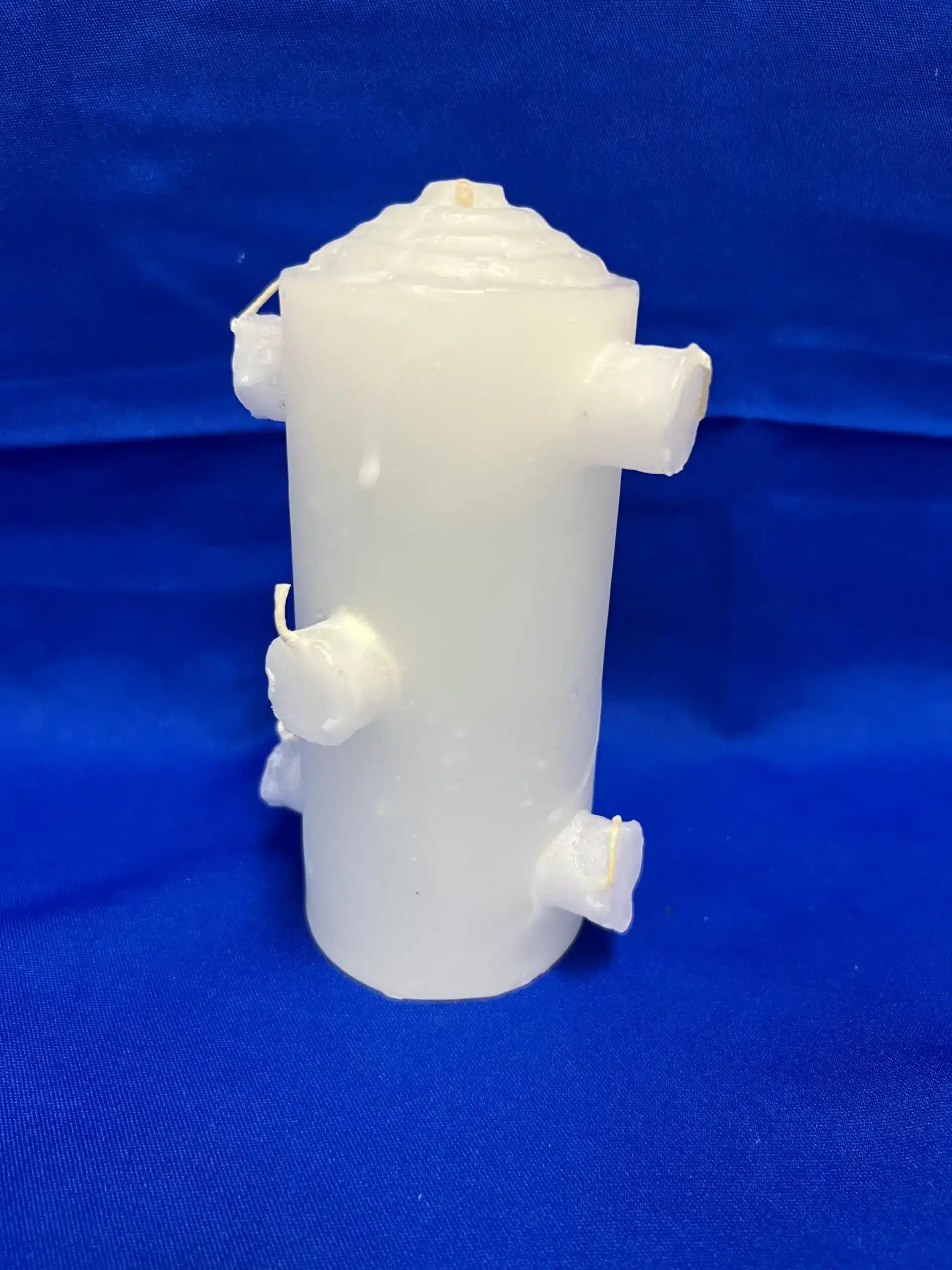 White Seven 7 wicks candle vela de siete mecha - Image 3