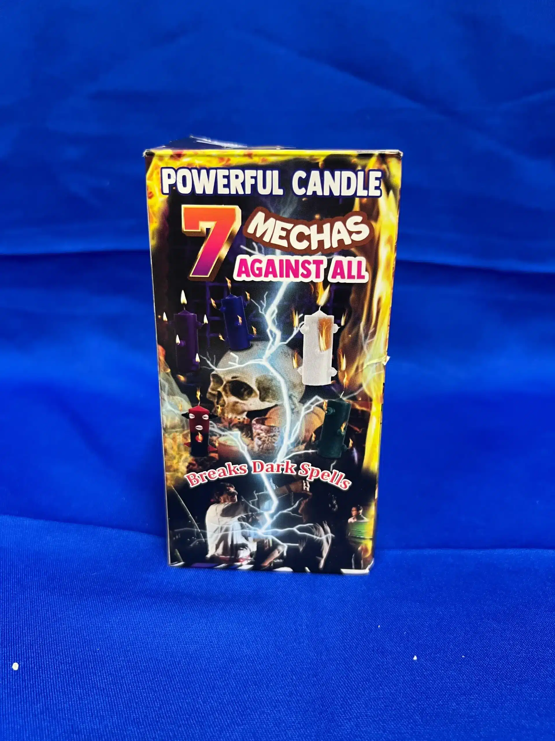 White Seven 7 wicks candle vela de siete mecha - Image 4