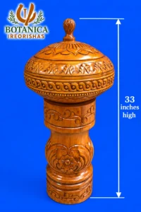 Juego de Batea y Pilon Tallado Oak