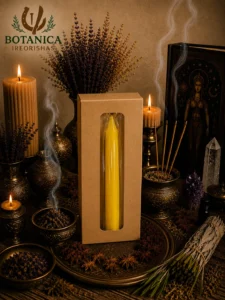 Jumbo yellow candle