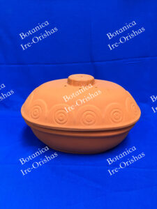 Sopera de barro Tureen Clay San Lazaro, Nana Buruku, Nanu, Babalu aye
