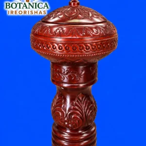 Juego de Batea y Pilon Tallado cherry