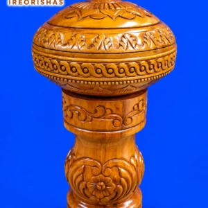 Juego de Batea y Pilon Tallado Oak