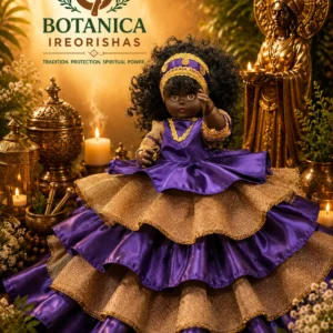 San Lazaro doll black