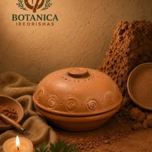 Sopera de barro Tureen Clay San Lazaro, Nana Buruku, Nanu, Babalu aye