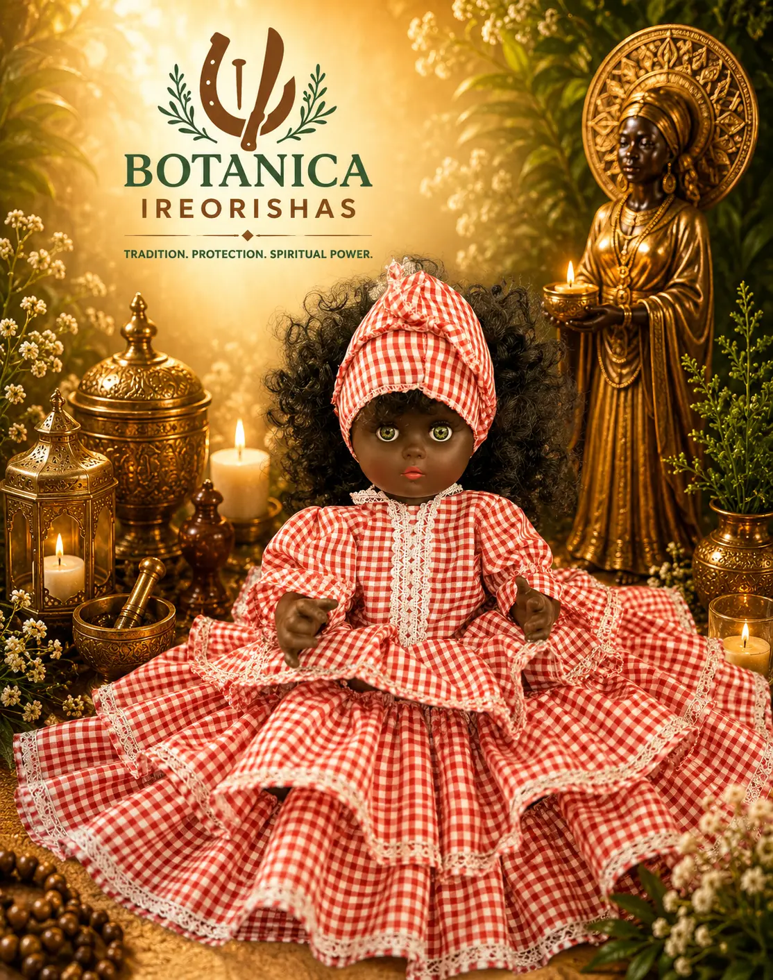 Shango doll black guinga