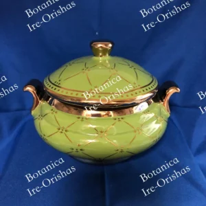 Sopera/Tureen Hand mano of Orula Ifa in porcelain