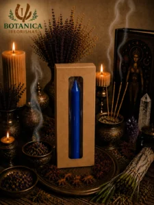 Blue Jumbo Candle
