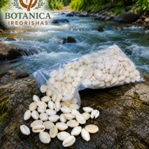 Bolsa de caracoles diloggun cerrados closed cowries 1 LB