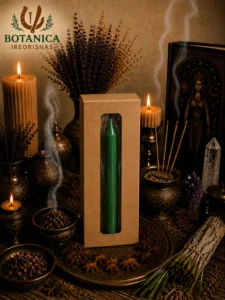 Green Jumbo candle
