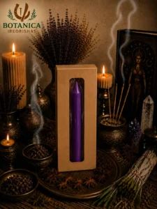 Purple Jumbo Candle