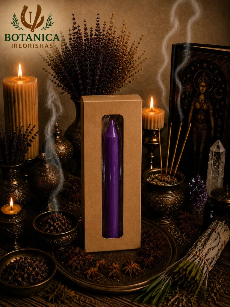 Purple Jumbo Candle