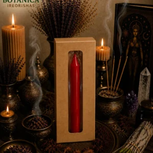Box of Jumbo red candles 12