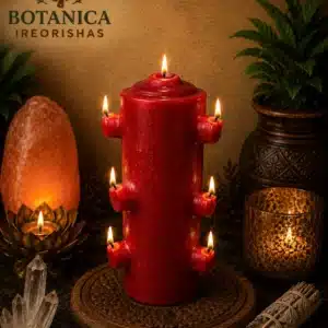 red seven wick candle