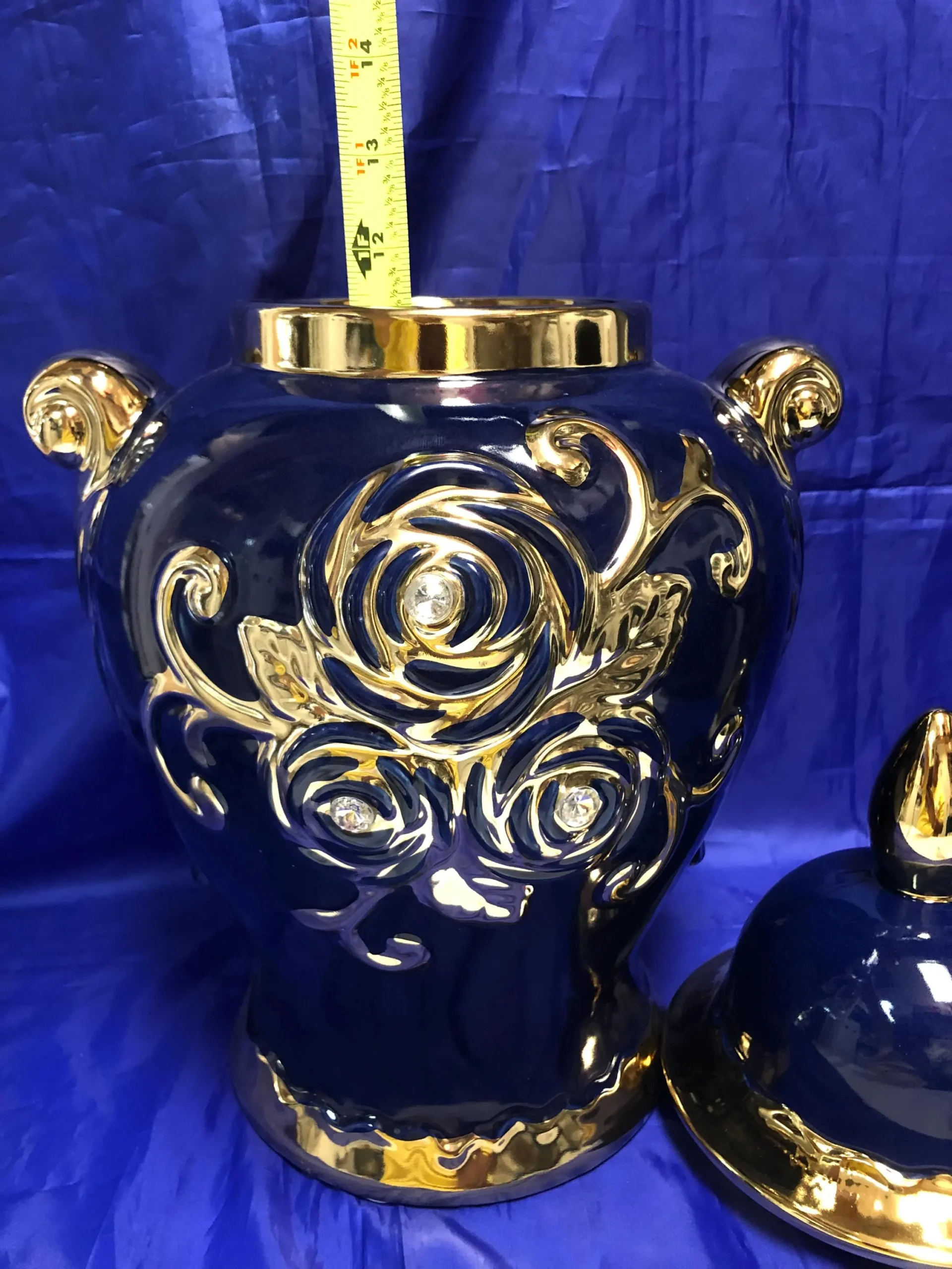 Tinaja Tureen Olokun Flower relief & Yemaya - Image 2