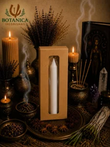 white jumbo candle