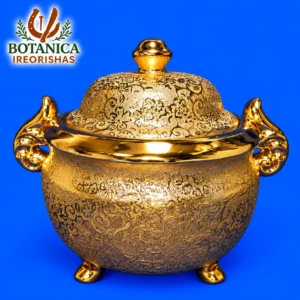 Sopera 3 patas Oshun en dorado