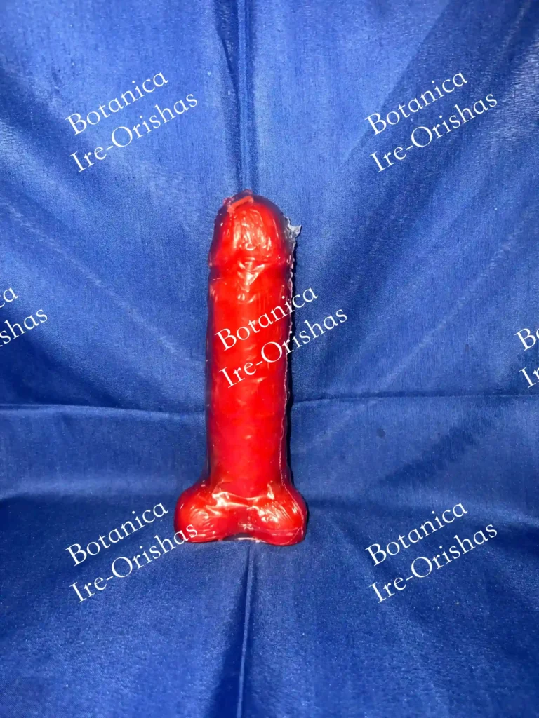 Vela de pene rojo