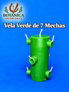 Vela Verde 7 Mechas